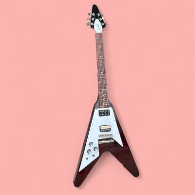 Gibson Flying V 2018 left handed - Aged Cherry - w/ factory photo image 1