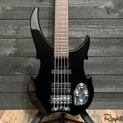 Warwick Rockbass Vampyre 5-String Black Electric Bass Guitar w/ Gig Bag image 1