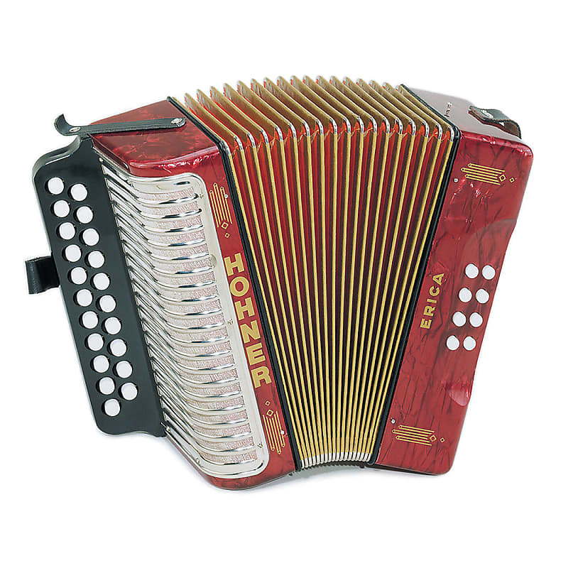 Hohner 3000AD Erica Two-Row Accordion image 1