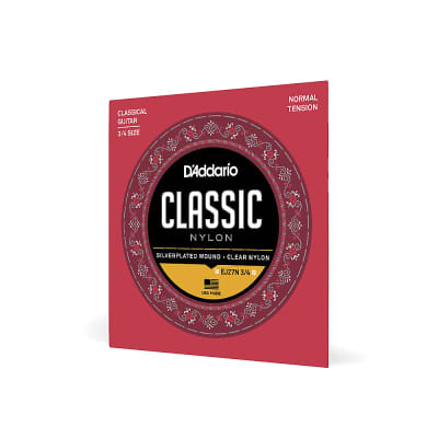 D'Addario EJ27N3/4 Student Classic Nylon Strings, Normal Tension 3/4 Scale image 7