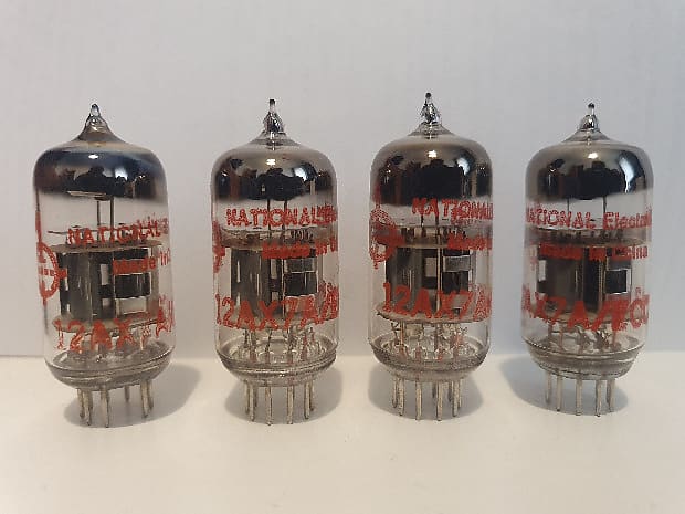 National 12AX7 vintage tubes | Reverb Canada