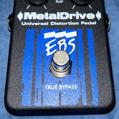 EBS Metaldrive Metal Drive Universal Distortion Black Label Guitar Effect Pedal for sale