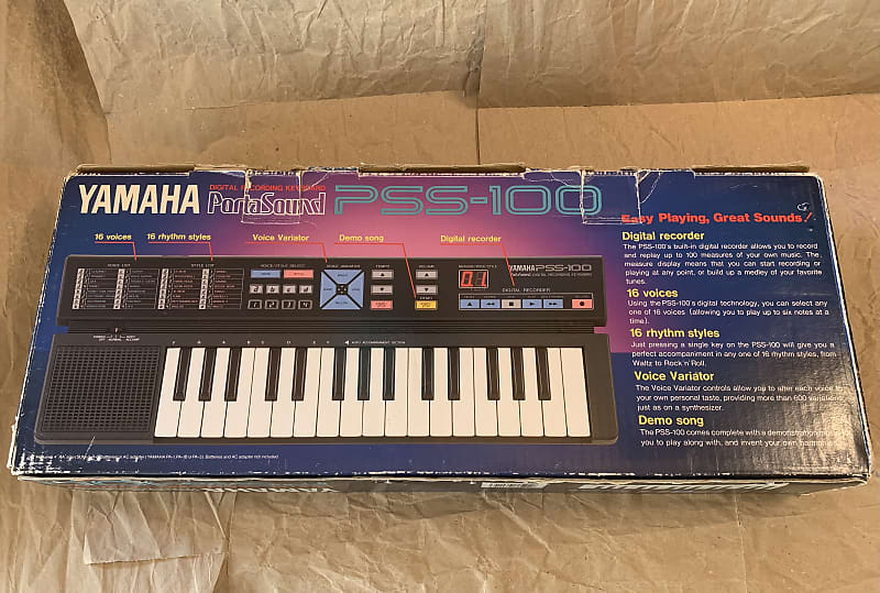 Yamaha PSS-100 PortaSound pss100 Digital Recording Keyboard