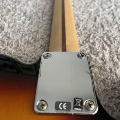 Fender Standard Telecaster 2007 Sunburst MIM Lefty Left-Handed Maple Neck Guitar image 9