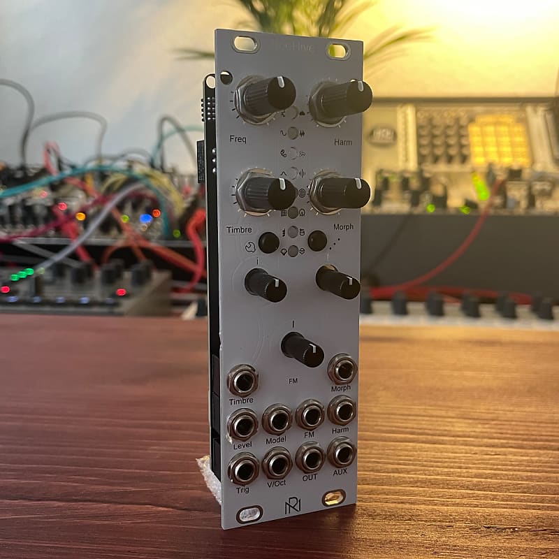Beehive (8HP Expanded Mutable Instruments Plaits) Eurorack Module, White Panel image 1