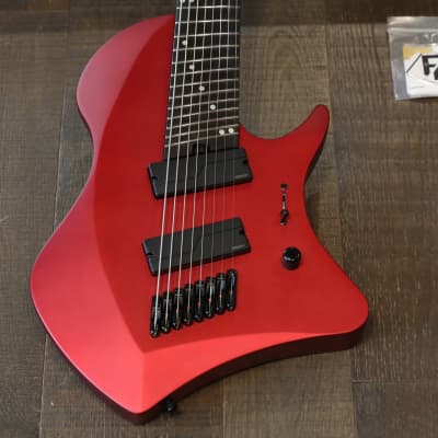 Unplayed! 2021 Abasi Concepts Legion Series Larada 8 Electric Guitar Crimson Metallic + OHSC image 2