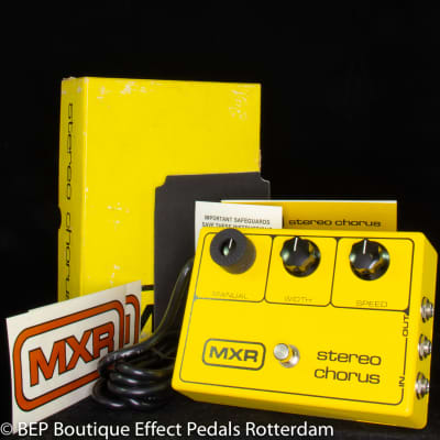NOS MXR M-134 Stereo Chorus 220 Volt European Plug s/n 34F-000986 80's USA as used by Slash image 1