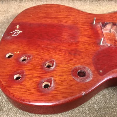 1962 Gibson Les Paul Standard SG Cherry Project Husk "Factory Renecked" 1960's image 12