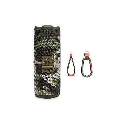 JBL Flip 7 - Portable Waterproof and Drop-Proof Speaker, Bold Pro Sound with AI Sound Boost, 16Hrs of Playtime, and PushLock System with Interchangeable Accessories (Squad) image 1
