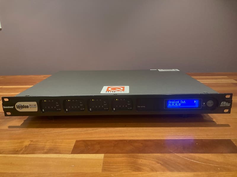 BSS Soundweb London BLU160 2012 (4) Analog Output Reverb Canada