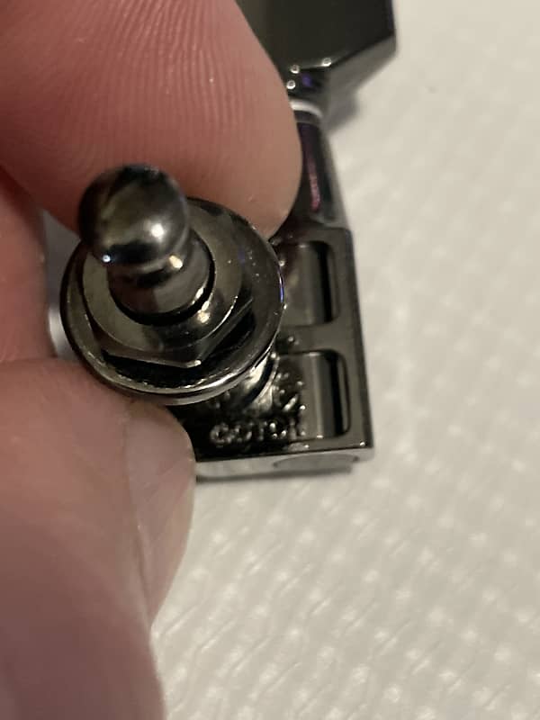 GOTOH 6連 made in Japan 無印 vintage Gotoh Black 6-in-line Mini Tuners TK-0760-003 TK_0760-003