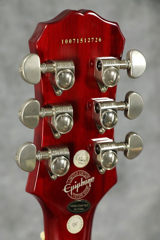 Epiphone Les Paul Standard w Bigsby Cherry Red (S/N:10071512726) (09/01)