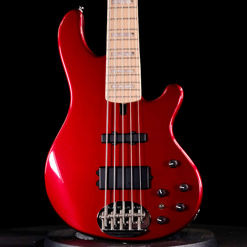 Lakland Skyline 55-02 Custom Bass Guitar - Candy Apple Red