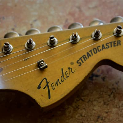 American Fender Custom Stratocaster Relic Nitro Faded Pink Sparkle image 19
