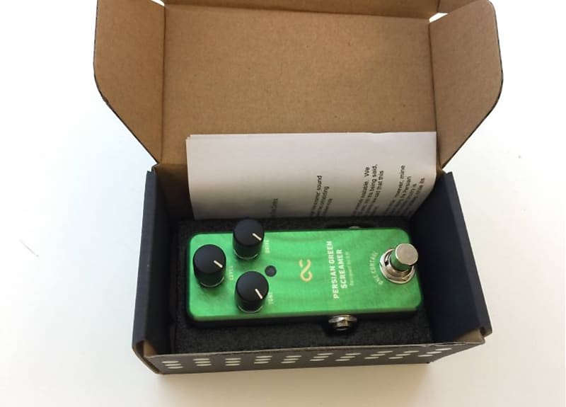 One Control Persian Green Screamer Overdrive w/ Original box