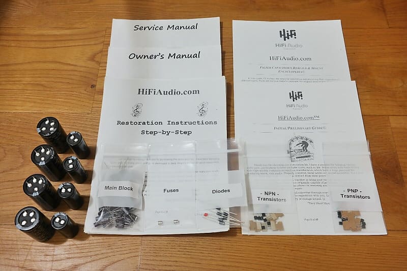 Proton AA-1150 restoration kit filter capacitor repair rebuild fix  			