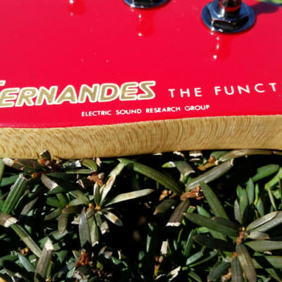 Fernandes the Function Neck 24.75 Conversion Red Headstock ESP Tuners Strathead Floyd Rose nut image 5