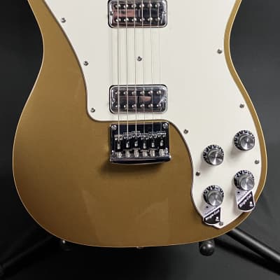 Schecter PT Fastback Electric Guitar Gold Top Finish image 2
