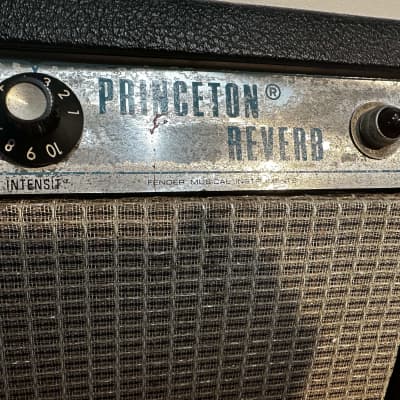 Fender Princeton Reverb 15-Watt 1x12" Guitar Combo 1970 - 1976 - Silverface image 6