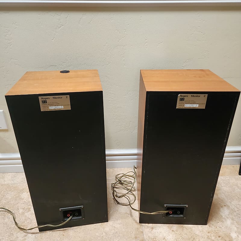 Rogers Monitor 2 speakers England rare | Reverb Rogers Monitor 2 speakers England rare | Reverb