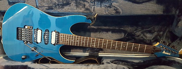 ギター Ibanez RG3770FZ PrestigeTransparentBlue Ibanez Prestige RG3770 FZ-TB, Transparent Blue | Reverb