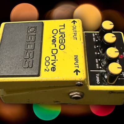 Boss OD-2 Turbo OverDrive (Black Label) 1988 - Yellow image 4