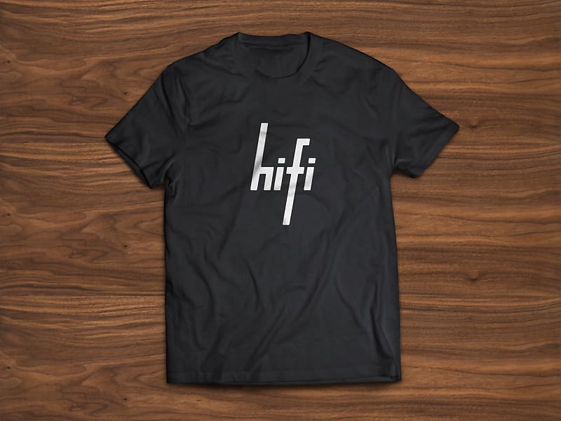 HiFi Case T-Shirt Size Small Black / White image 1