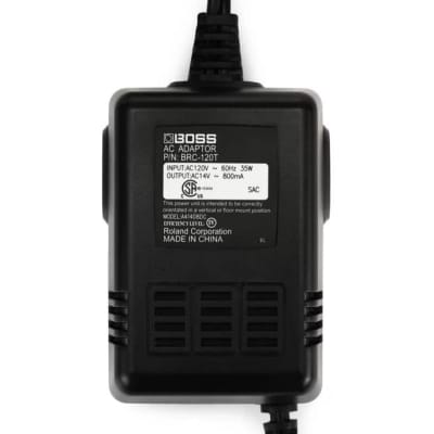 Boss BRC-120 AC Adapter for DR-770, SP-505, VF-1, GR-33, GR-20, JS-5, GT-3, GT-6, GT-6B, and GT-8 image 2