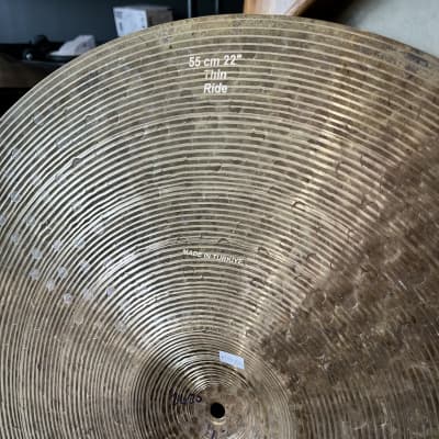 Bosphorus 22" New Orleans Thin Ride Cymbal (2384g) VIDEO Demo image 5