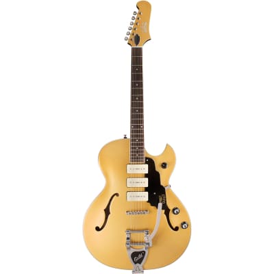Guild Starfire I Jet 90 Semi-Hollow Body Electric Guitar, Satin Gold for sale