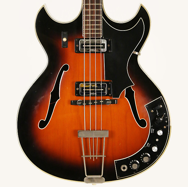 1967 Hofner 500/8BZ Hollowbody Fuzz Bass Guitar - 100% All Original, Absolutely Amazing Bass! image 1