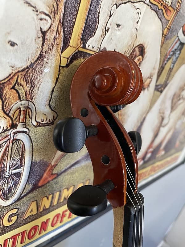 2006 glaesel shop antonius stradivarius 1713 4/4 full size violin outfit -  made in west germany