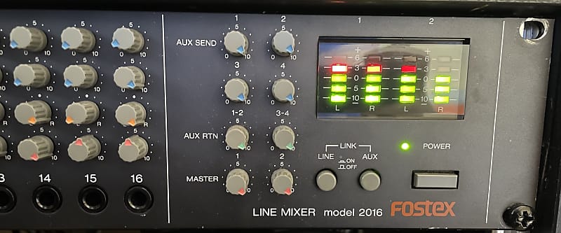 Fostex 2016 16-Input Line Mixer image 1