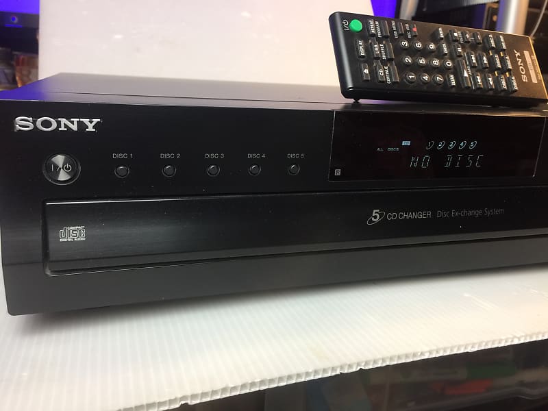 Sony CDP-CE500 5 CD Compact Disc Changer Player USB selling Record No Remote Tested