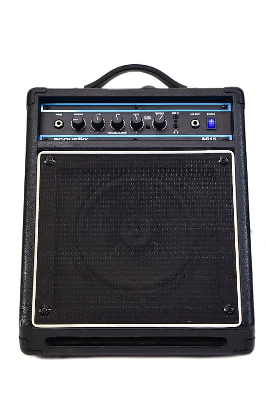 Acoustic AG15 Acoustic Guitar Combo Amp Black Reverb