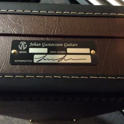 Johan Gustavsson USA Custom Shop Bluesmaster Special Made by Gene Baker PBG Custom Order 2011 Cherry image 8