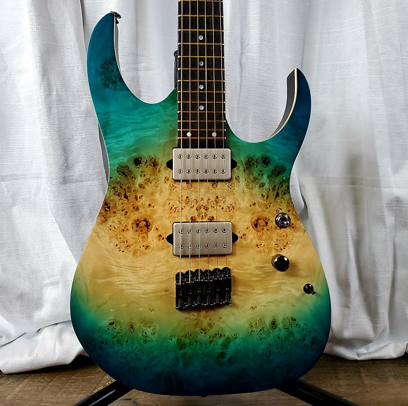 ibanez RG1121PB-CIF Premium Poplar Burl Top Caribbean Islet ibanez RG1121PB-CIF Premium Poplar Burl Top Caribbean Islet