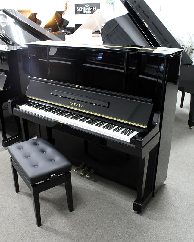 Yamaha YUX Upright Piano 52" Black Polish image 1