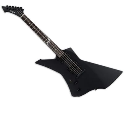 ESP LTD James Hetfield Snakebyte Left-Handed Electric Guitar Black Satin image 4