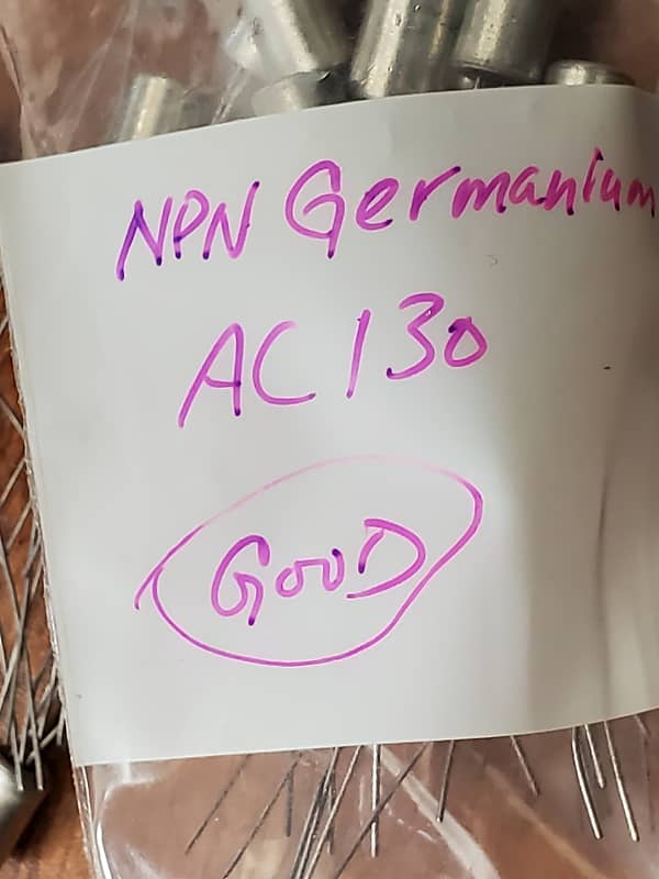 NPN Germanium AC130 Transistors  Bag Of 20 + new old stock tested good image 1