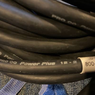 ProCo 50' Speakon-1/4" 12 Gauge Speaker cables  2000's  PAIR image 4