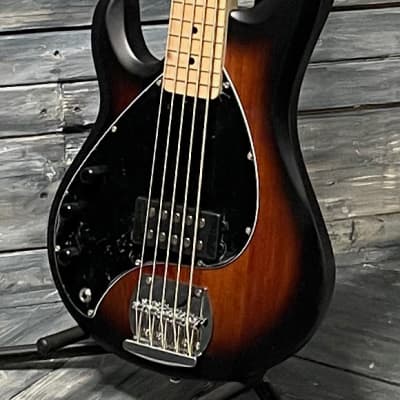 Sterling by Music Man Left Handed StingRay Ray 5 5 String Electric Bass- Satin Sunburst image 3