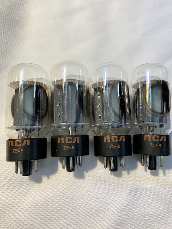 Rca Fender 6l6gc Twin Quad Reverb Tubes Set 1975 Reverb