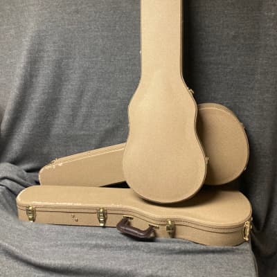 New B-Stock /Seconds TKL Hard Case for Rick Turner Model 1  Free ShippingGuitar Taupe/Brown image 1