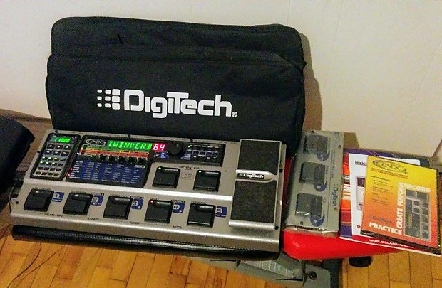 DigiTech GNX4 Multi Effects Board with original manuals Black and Grey Zig Zag