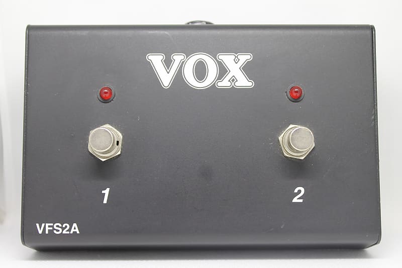 Vox VFS2A 2Button Footswitch Black Reverb