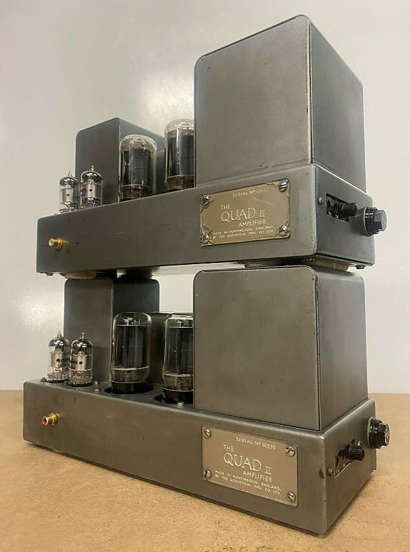 Vintage Quad II Classic Monoblock Power Amplifier. Rare Reverb