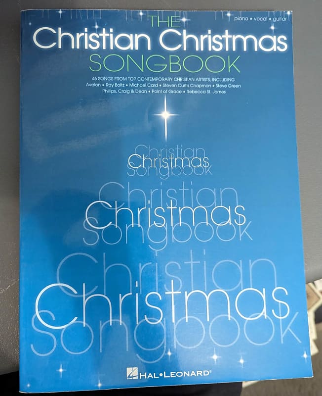 Christian Christmas Songbook Piano Vocal Guitar Sheet | Reverb UK