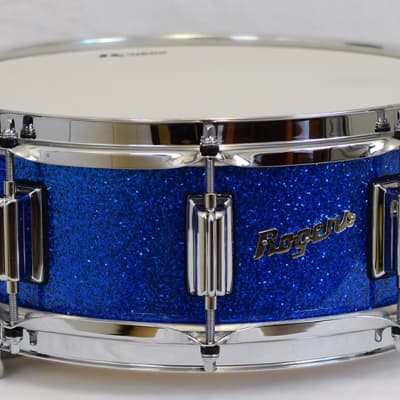 Rogers 36BSL Snare Beavertail 14x5 Blue Sparkle