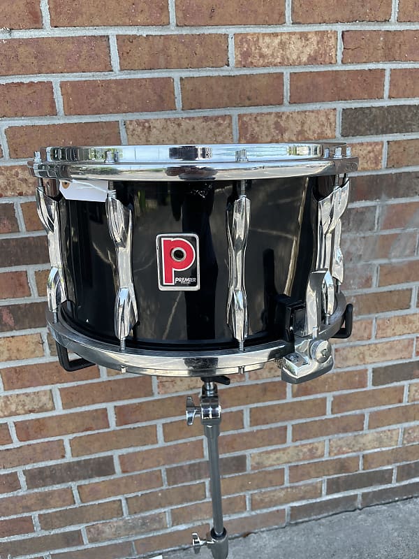 RARE 80's Premier Black Shadow Snare drum Birch shell w/ Reverb